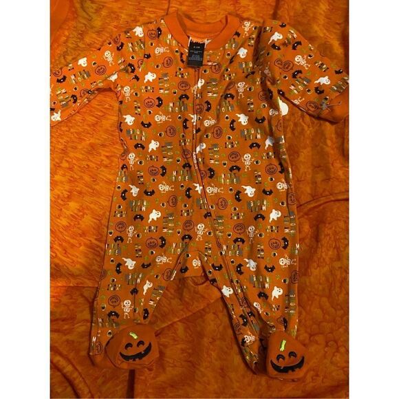 Halloween Outfit Carters Sleepers size 3 months - Picture 9 of 9